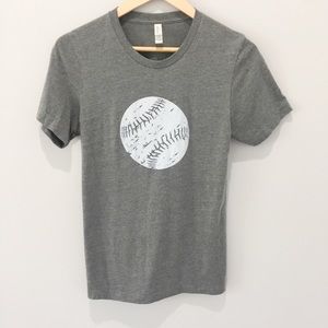 Canvas Baseball/Softball Tee